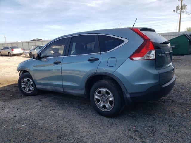 2HKRM3H30EH500164 - 2014 HONDA CR-V LX TURQUOISE photo 2