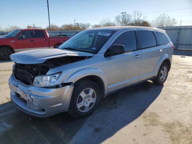 3C4PDCAB7CT366940 - 2012 DODGE JOURNEY SE SILVER photo 1