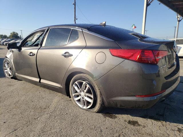 5XXGM4A7XDG252106 - 2013 KIA OPTIMA LX GRAY photo 2