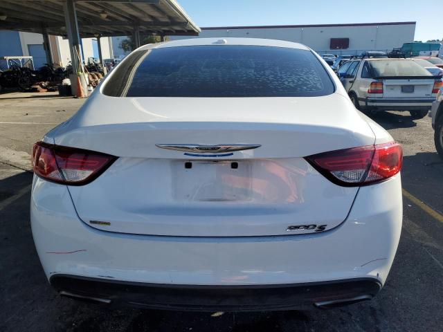 1C3CCCBB0FN619427 - 2015 CHRYSLER 200 S WHITE photo 6