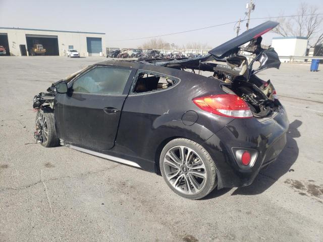 KMHTC6AE7GU273534 - 2016 HYUNDAI VELOSTER TURBO BLACK photo 2