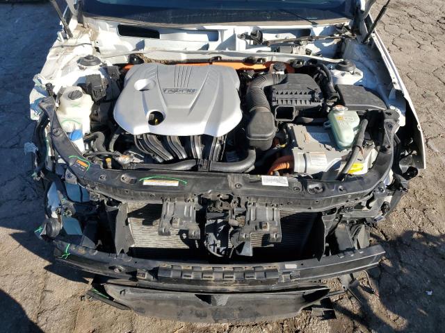 KMHEC4A46DA085248 - 2013 HYUNDAI SONATA HYBRID WHITE photo 11