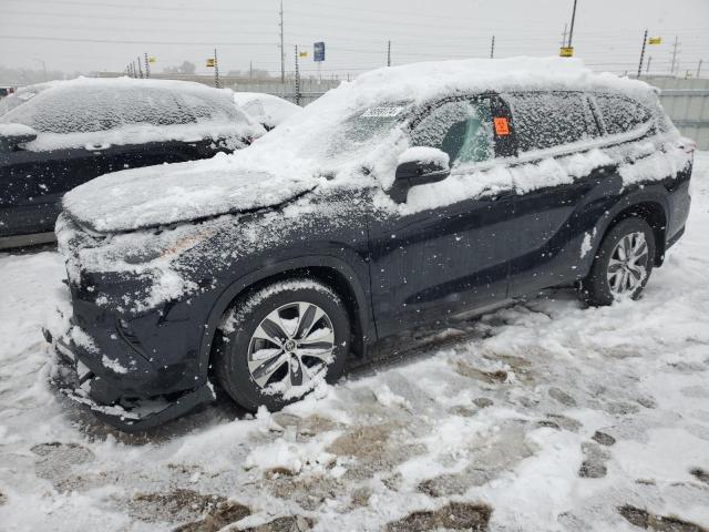 5TDHZRBH5MS556890 - 2021 TOYOTA HIGHLANDER XLE BLACK photo 1