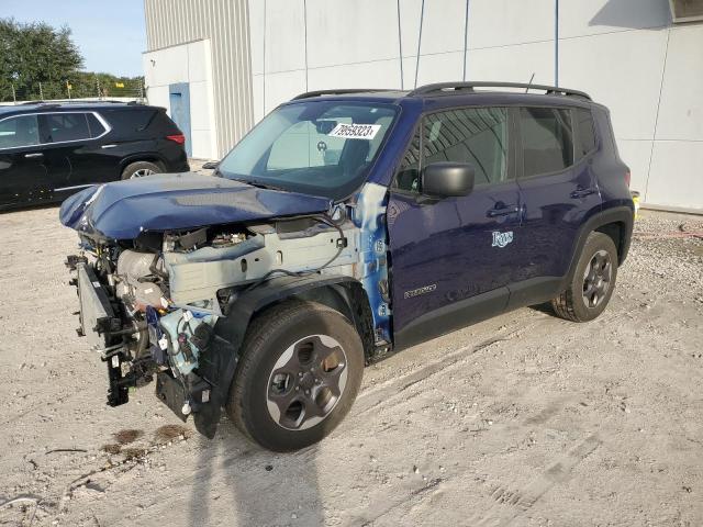 ZACCJAAB5HPE78307 - 2017 JEEP RENEGADE SPORT BLUE photo 1