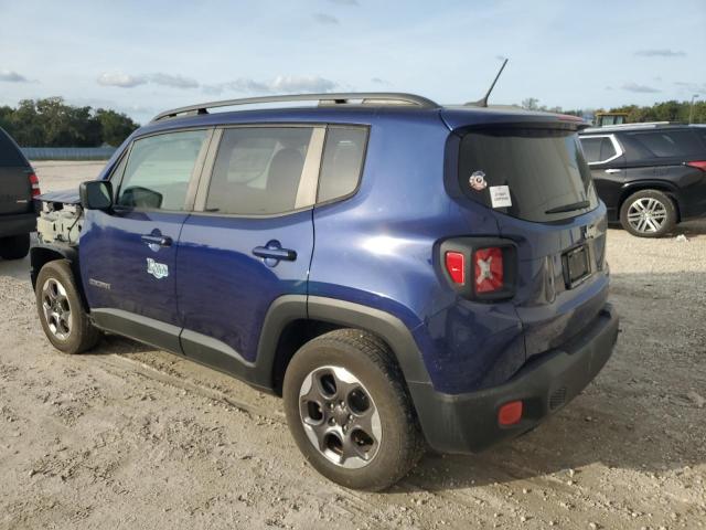 ZACCJAAB5HPE78307 - 2017 JEEP RENEGADE SPORT BLUE photo 2