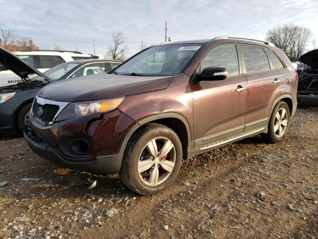 5XYKU3A62CG308626 - 2012 KIA SORENTO EX PURPLE photo 1