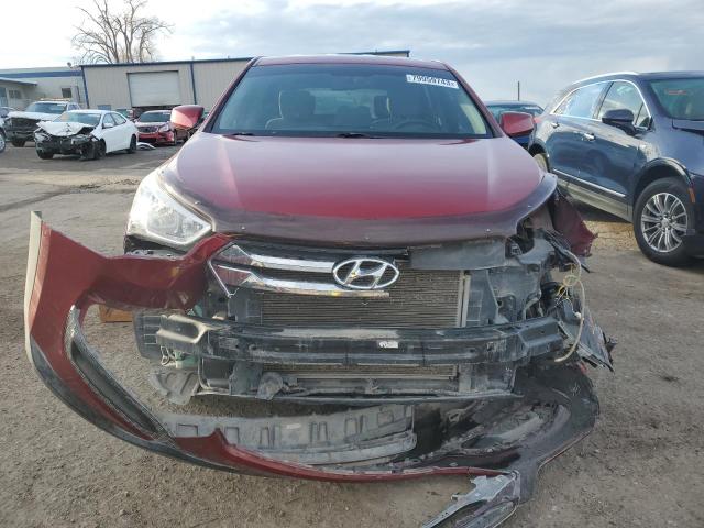 5XYZT3LB8EG168564 - 2014 HYUNDAI SANTA FE S BURGUNDY photo 5