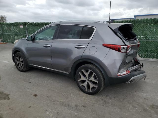 KNDPR3A62H7215777 - 2017 KIA SPORTAGE SX GRAY photo 2