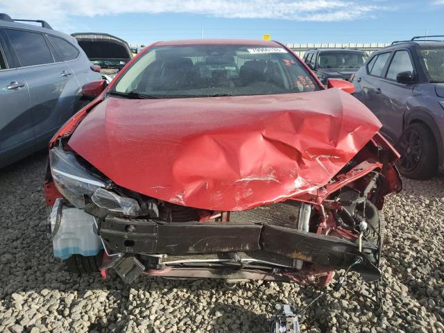 2T1BURHEXHC919328 - 2017 TOYOTA COROLLA L RED photo 5