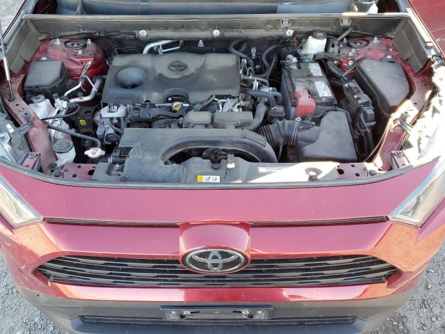 2T3G1RFV6MW165572 - 2021 TOYOTA RAV4 LE BURGUNDY photo 11