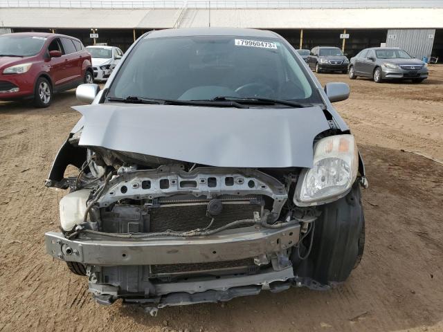 JTDKT4K33A5303664 - 2010 TOYOTA YARIS SILVER photo 5