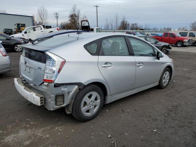 JTDKN3DU4A0227136 - 2010 TOYOTA PRIUS SILVER photo 3