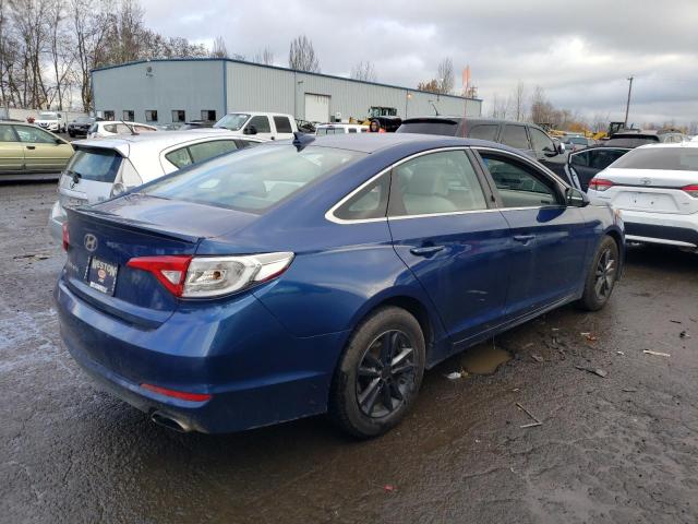 5NPE24AF6GH351664 - 2016 HYUNDAI SONATA SE BLUE photo 3