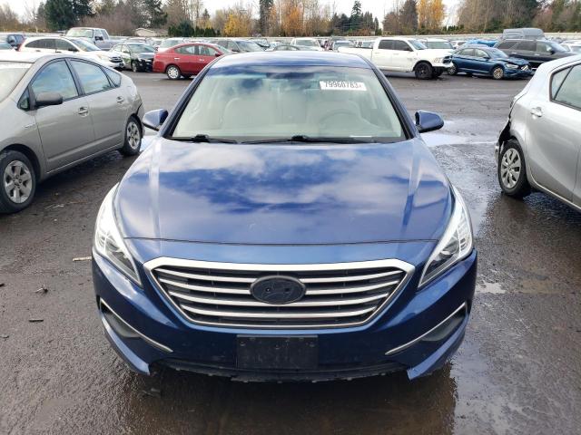 5NPE24AF6GH351664 - 2016 HYUNDAI SONATA SE BLUE photo 5