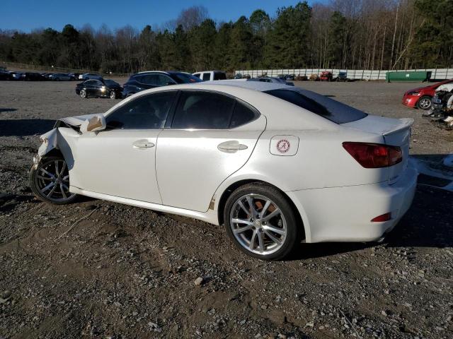 JTHBE262665004708 - 2006 LEXUS IS 350 WHITE photo 2