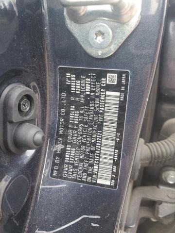 JHMFC1F76JX032521 - 2018 HONDA CIVIC EXL გრაფიტი ფოტო 12