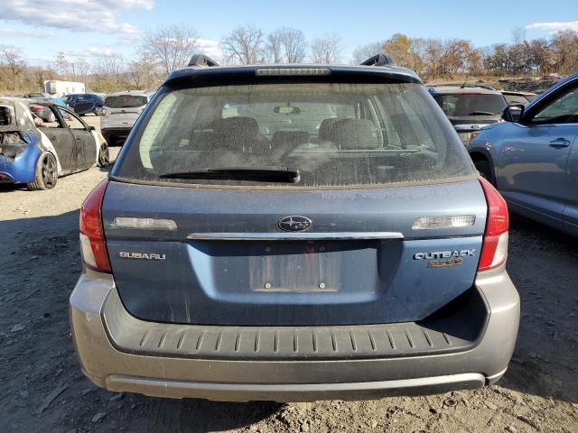 4S4BP60C586355011 - 2008 SUBARU OUTBACK BLUE photo 6