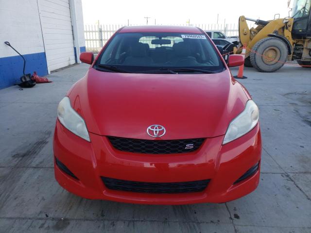 2T1LE40E59C004937 - 2009 TOYOTA COROLLA MA S RED photo 5