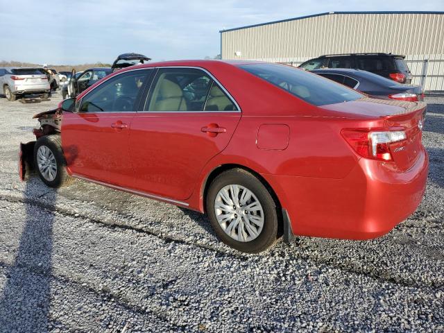 4T1BF1FK0CU621303 - 2012 TOYOTA CAMRY BASE RED photo 2
