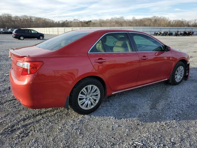 4T1BF1FK0CU621303 - 2012 TOYOTA CAMRY BASE RED photo 3