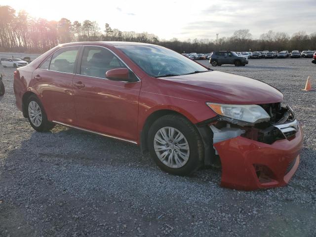 4T1BF1FK0CU621303 - 2012 TOYOTA CAMRY BASE RED photo 4