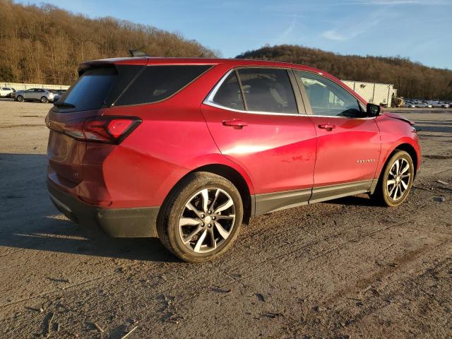 3GNAXKEV6NL170428 - 2022 CHEVROLET EQUINOX LT RED photo 3