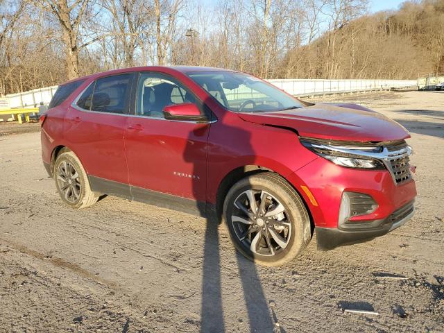 3GNAXKEV6NL170428 - 2022 CHEVROLET EQUINOX LT RED photo 4