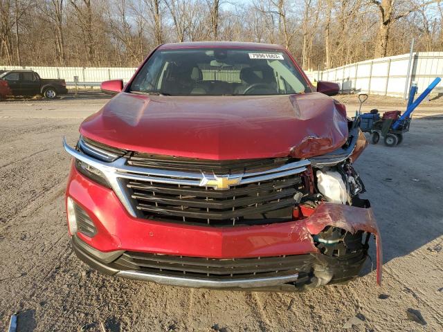 3GNAXKEV6NL170428 - 2022 CHEVROLET EQUINOX LT RED photo 5