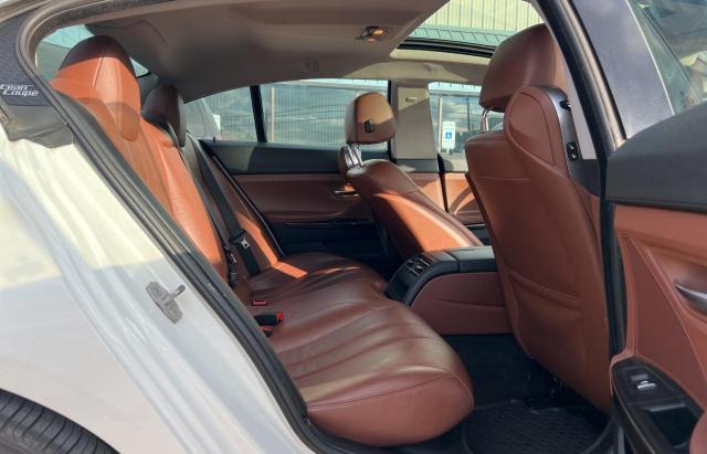 WBA6A0C52ED317578 - 2014 BMW 640 I GRAN COUPE WHITE photo 6