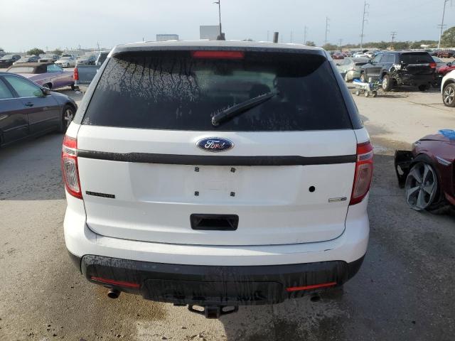 1FM5K8ARXDGB28752 - 2013 FORD EXPLORER POLICE INTERCEPTOR Weiß Foto 6