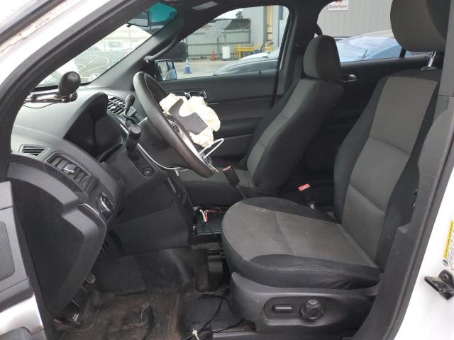 1FM5K8ARXDGB28752 - 2013 FORD EXPLORER POLICE INTERCEPTOR Weiß Foto 7