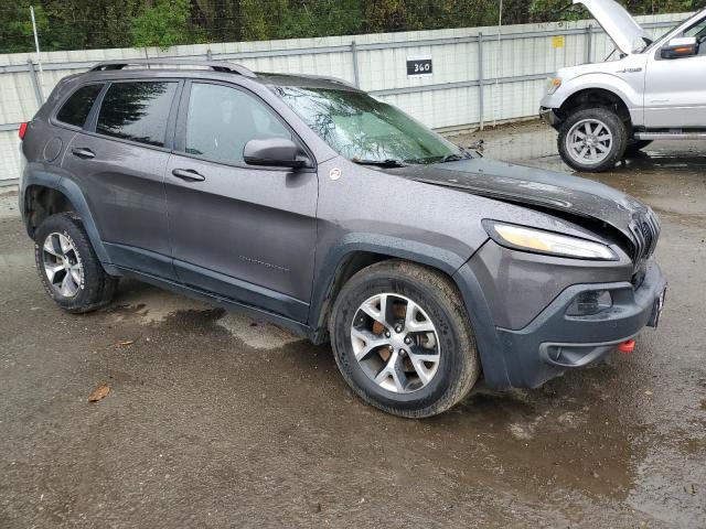 1C4PJMBX1JD600419 - 2018 JEEP CHEROKEE TRAILHAWK GRAY photo 4