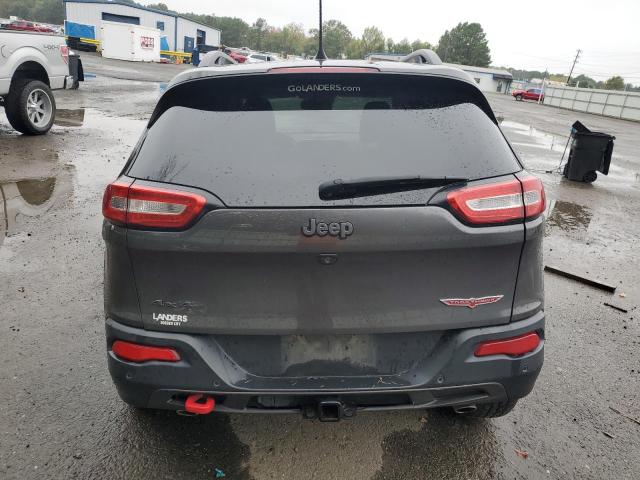 1C4PJMBX1JD600419 - 2018 JEEP CHEROKEE TRAILHAWK GRAY photo 6