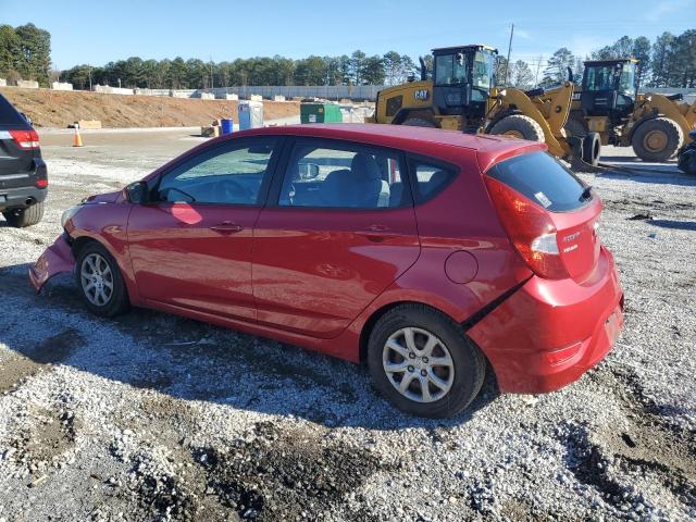 KMHCT5AE7CU012991 - 2012 HYUNDAI ACCENT GLS RED photo 2