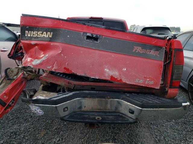 1N6ED26Y8YC362782 - 2000 NISSAN FRONTIER KING CAB XE RED photo 6