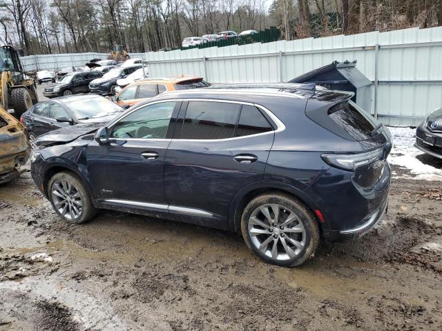 LRBFZSR44MD121886 - 2021 BUICK ENVISION AVENIR BLUE photo 2