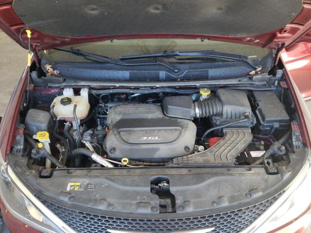 2C4RC1BG1HR623076 - 2017 CHRYSLER PACIFICA TOURING L BURGUNDY photo 12