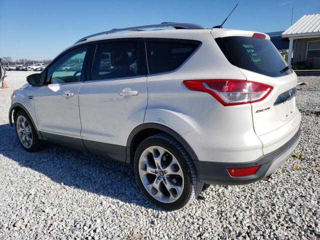 1FMCU0JX2EUA89711 - 2014 FORD ESCAPE TITANIUM WHITE photo 2