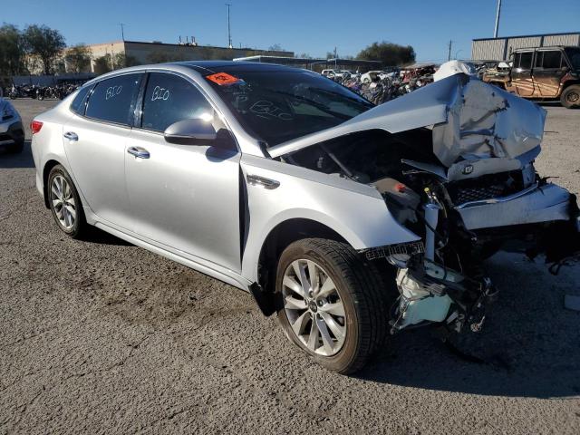 5XXGU4L34GG117623 - 2016 KIA OPTIMA EX SILVER photo 4