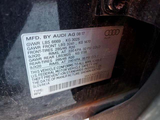 WA1VAAF78JD010051 - 2018 AUDI Q7 PRESTIGE 黑色 照片 13