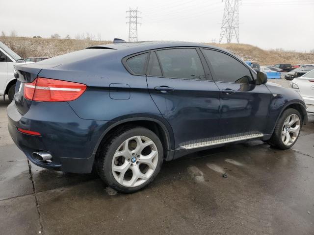 5UXFG2C53BLX08008 - 2011 BMW X6 XDRIVE35I BLUE photo 3