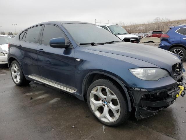 5UXFG2C53BLX08008 - 2011 BMW X6 XDRIVE35I BLUE photo 4