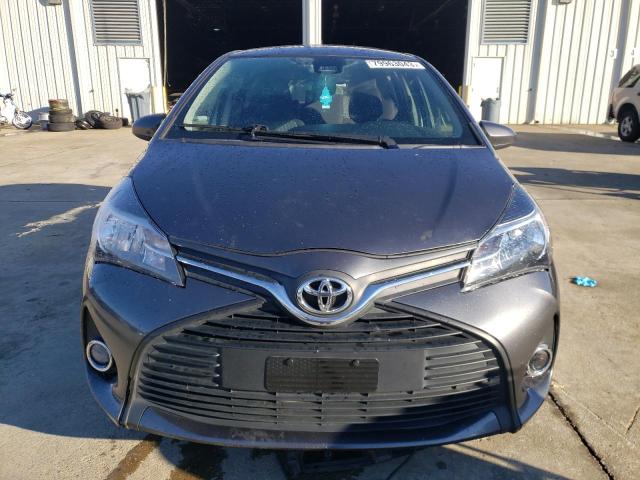 VNKKTUD39HA072663 - 2017 TOYOTA YARIS L GRAY photo 5