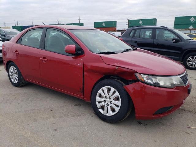 KNAFU4A20D5730423 - 2013 KIA FORTE EX RED photo 4