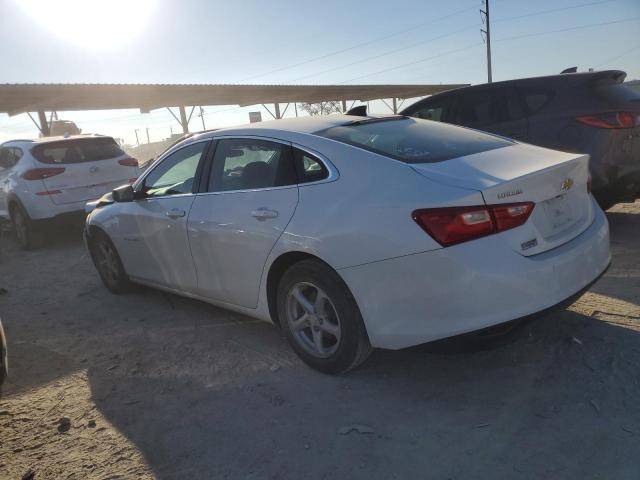 1G1ZB5ST1JF114084 - 2018 CHEVROLET MALIBU LS WHITE photo 2