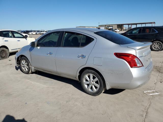 3N1CN7AP8EL869011 - 2014 NISSAN VERSA S SILVER photo 2