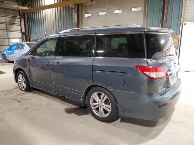 JN8AE2KP7C9050572 - 2012 NISSAN QUEST S BLUE photo 2