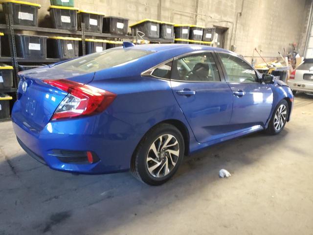 2HGFC2F85JH529291 - 2018 HONDA CIVIC EX BLUE photo 3