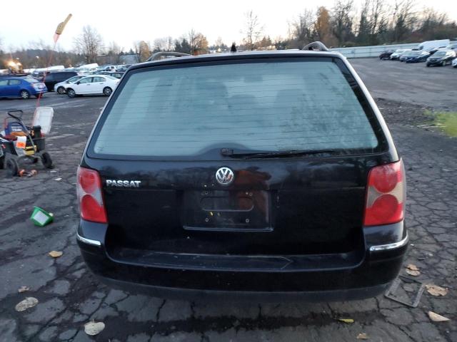 WVWVD63B34E227556 - 2004 VOLKSWAGEN PASSAT GLS BLACK photo 6