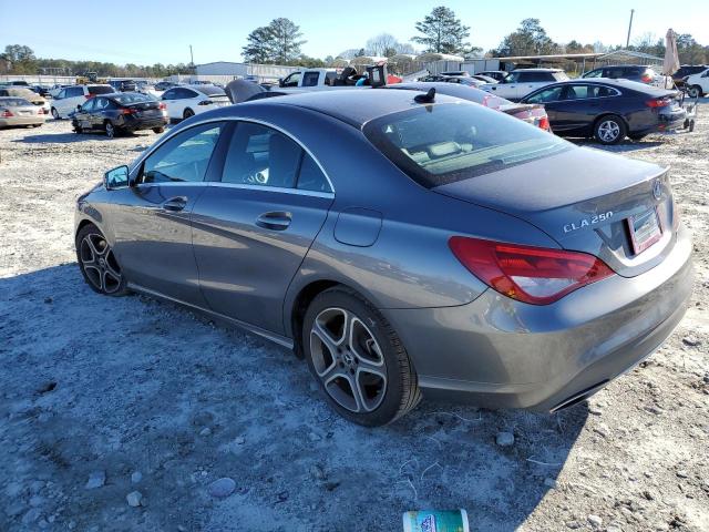 WDDSJ4EBXKN739332 - 2019 MERCEDES-BENZ CLA 250 GRAY photo 2